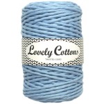 Lovely Cottons Błękitny 3 mm skręcany 100m