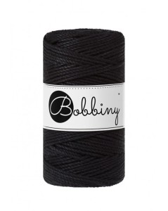 Bobbiny Czarny 3 mm (3PLY)