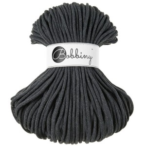 Bobbiny Grafitowy 5mm (pleciony)