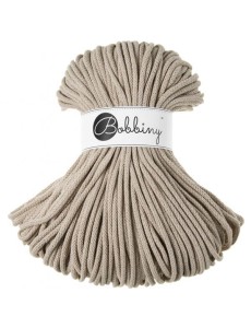 Bobbiny Beżowy 5mm (pleciony)