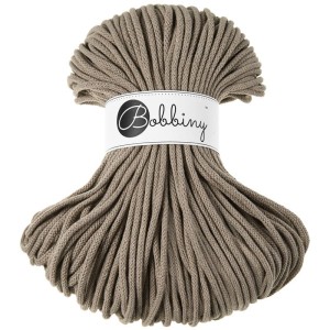 Bobbiny Kawowy 5mm (pleciony)