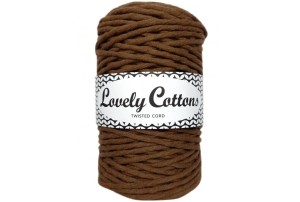 Lovely Cottons Kawowy 3 mm skręcany 100m
