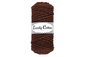 Lovely Cottons Kawowy 3 mm pleciony 100m