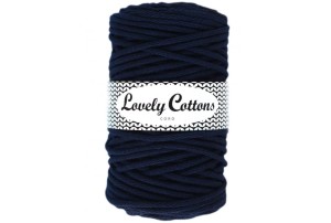 Lovely Cottons Granatowy 5 mm pleciony 100m 