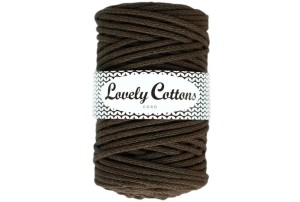 Lovely Cottons Czekoladowy 5 mm pleciony 100m 