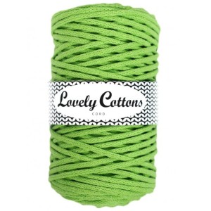 Lovely Cottons Limonkowy 5 mm pleciony 100m