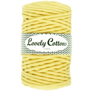 Lovely Cottons Jasny żółty 5 mm pleciony 100m