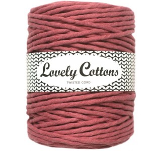 Lovely Cottons Brudny róż 5 mm skręcany 100m
