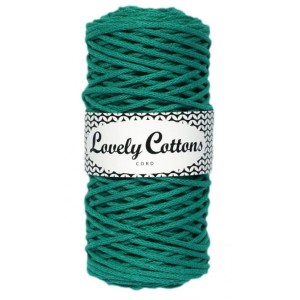 Lovely Cottons Szmaragdowy 3 mm pleciony 100m