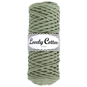 Lovely Cottons Oliwka jasna 3 mm pleciony 100m