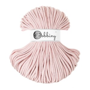 Bobbiny Pastelowy róż 5mm (pleciony)