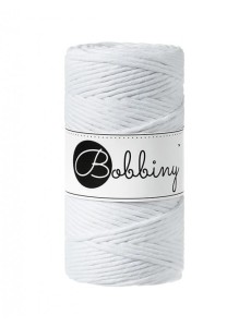Bobbiny Biały 3 mm (skręcany)