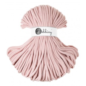 Bobbiny Pastelowy Róż 9 mm pleciony