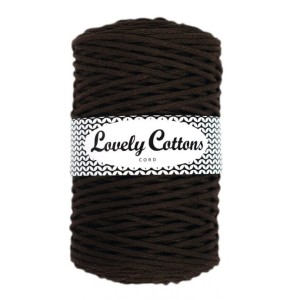 Lovely Cottons Czekoladowy 3 mm pleciony 200m