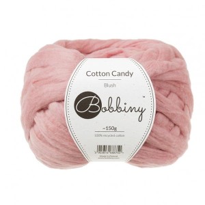 Czesanka bawełniana Bobbiny Cotton Candy Różowe złoto 150g