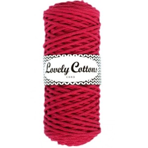 Lovely Cottons Fuksja 3 mm pleciony 100m