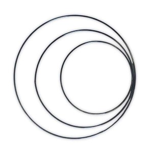 Obręcz metalowa Czarna ø 15 cm- ø 35 cm