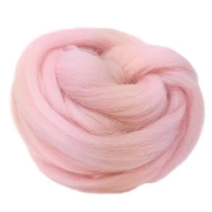 Wełna czesankowa Jasny róż (50g - 500g)