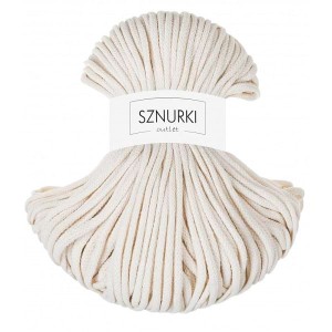 Sznurki Outlet Pleciony 5mm 100m Naturalny