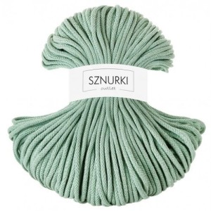 Sznurki Outlet Pleciony 5mm 100m Aloesowy
