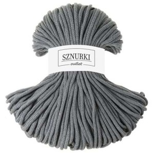 Sznurki Outlet Pleciony 5mm 100m Stalowy