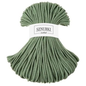Sznurki Outlet Pleciony 5mm 100m Szałwia
