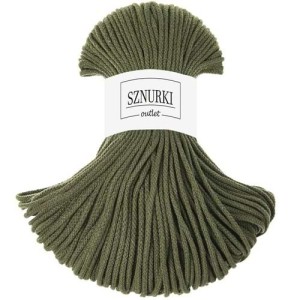 Sznurki Outlet Pleciony 3mm 100m Awokado