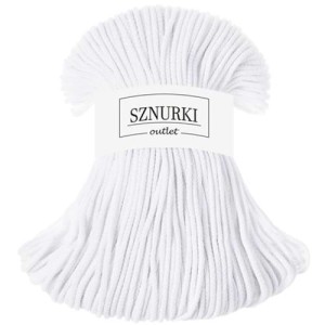 Sznurki Outlet Pleciony 3mm 100m Biały