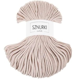 Sznurki Outlet Pleciony 3mm 100m Cielisty