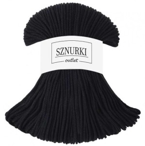 Sznurki Outlet Pleciony 3mm 100m Czarny