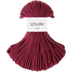 Sznurki Outlet Pleciony 3mm 100m Czerwone wino