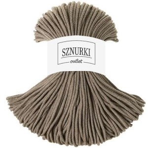 Sznurki Outlet Pleciony 3mm 100m Kawowy