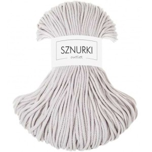 Sznurki Outlet Pleciony 3mm 100m Księżycowy