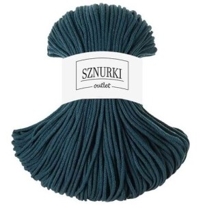 Sznurki Outlet Pleciony 3mm 100m Petrol