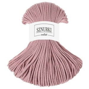 Sznurki Outlet Pleciony 3mm 100m Różowe złoto