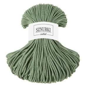 Sznurki Outlet Pleciony 3mm 100m Szałwia