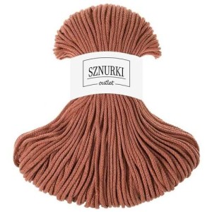 Sznurki Outlet Pleciony 3mm 100m Terracotta