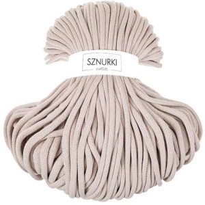Sznurki Outlet Pleciony 9mm 100m Cielisty