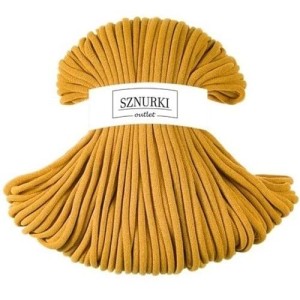 Sznurki Outlet Pleciony 9mm 100m Musztardowy