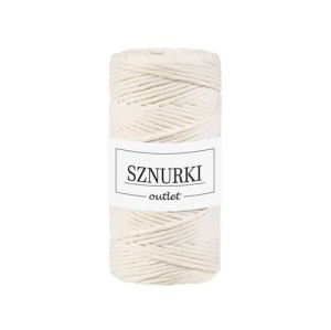 Sznurki Outlet Skręcany 3mm 100m Naturalny