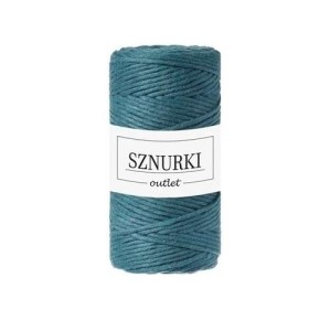 Sznurki Outlet Skręcany 3mm 100m Petrol