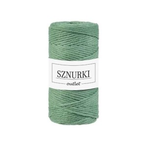 Sznurki Outlet Skręcany 3mm 100m Szałwia