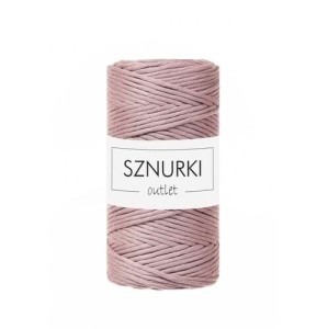 Sznurki Outlet Skręcany 3mm 100m Wrzosowy