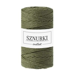 Sznurki Outlet 3PLY 3mm 100m Awokado