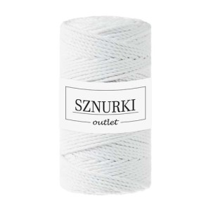 Sznurki Outlet 3PLY 3mm 100m Biały