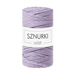 Sznurki Outlet 3PLY 3mm 100m Lawendowy