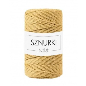 Sznurki Outlet 3PLY 3mm 100m Miodowy