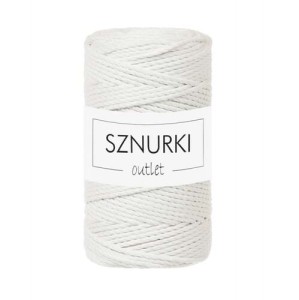 Sznurki Outlet 3PLY 3mm 100m Złamana biel
