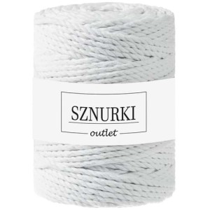 Sznurki Outlet 3PLY 5mm 100m Biały