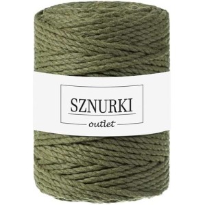 Sznurki Outlet 3PLY 5mm 100m Awokado